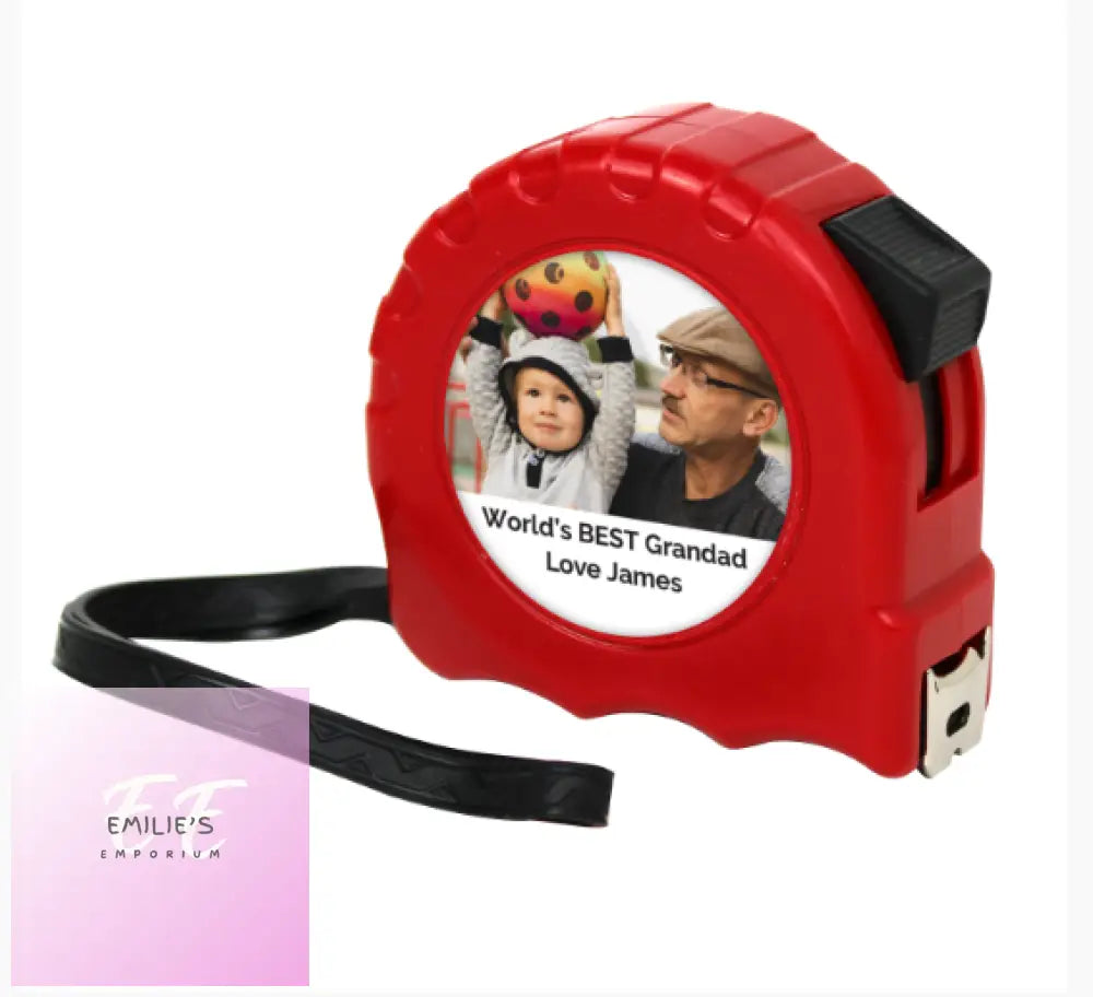 Personalised Photo Upload Tape Measure