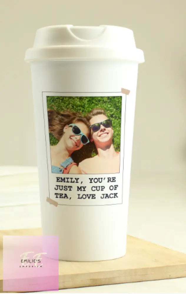 Personalised Photo Upload Travel Mug