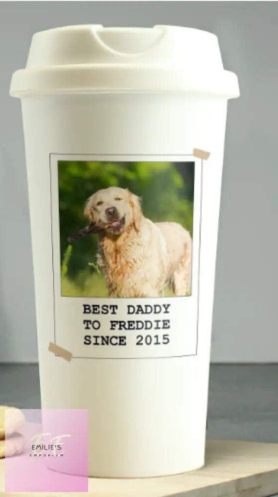 Personalised Photo Upload Travel Mug