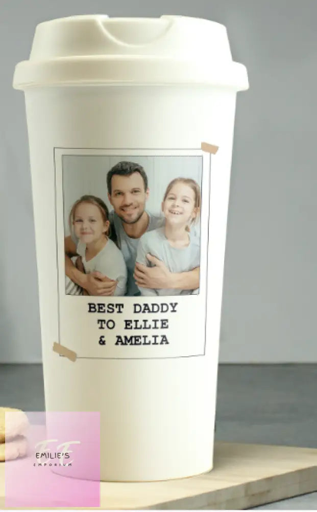 Personalised Photo Upload Travel Mug