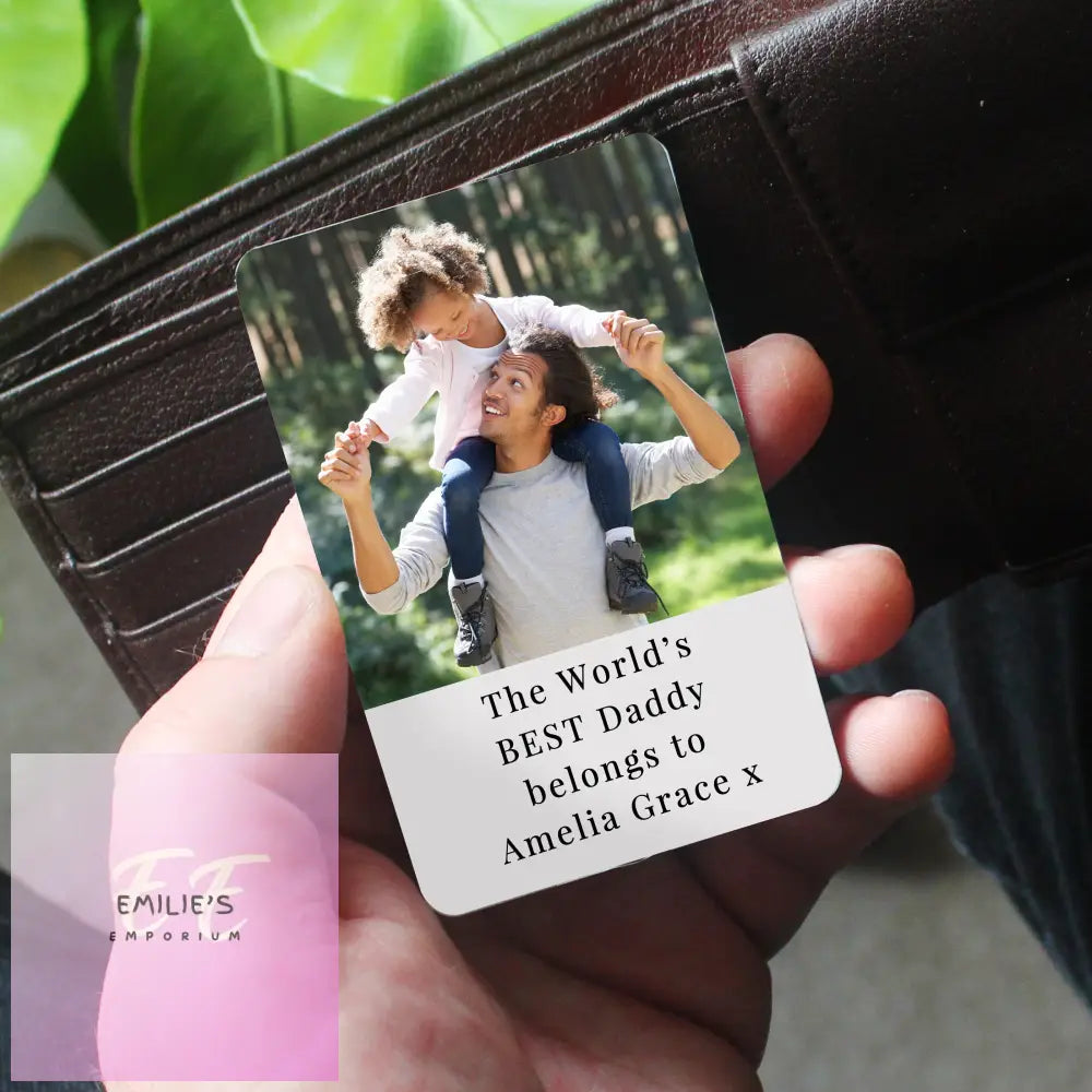 Personalised Photo Upload Wallet Card Gift