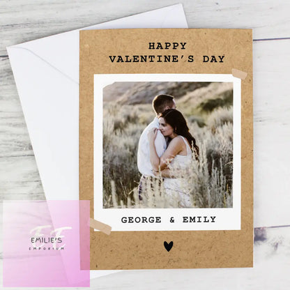 Personalised Polaroid Photo Upload Greeting Card