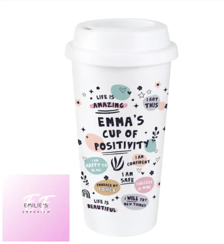 Personalised Positive Affirmations Travel Mug