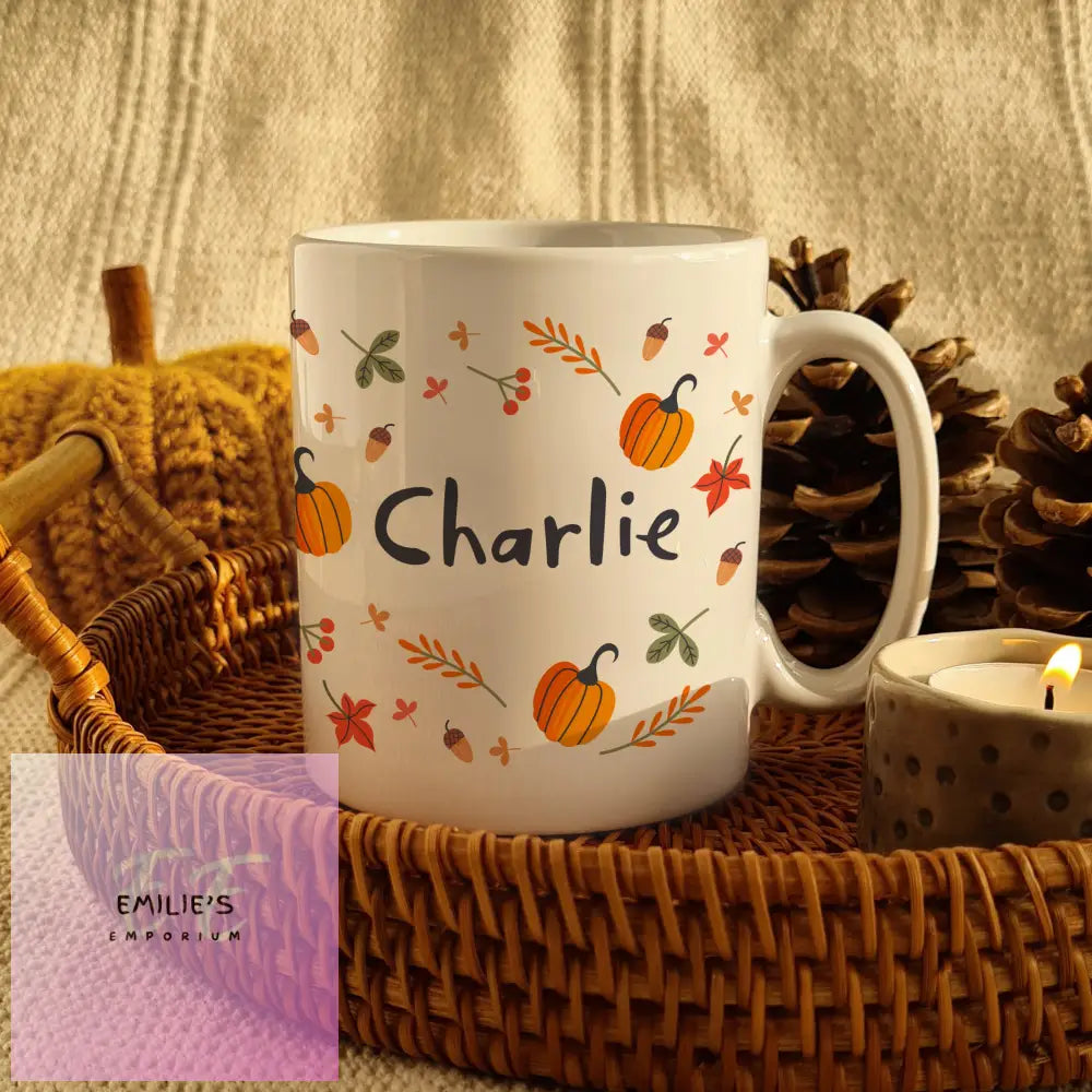 Personalised Pumpkin Mug