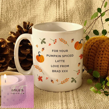 Personalised Pumpkin Mug