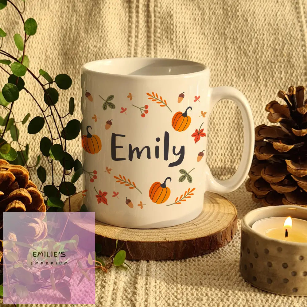 Personalised Pumpkin Mug