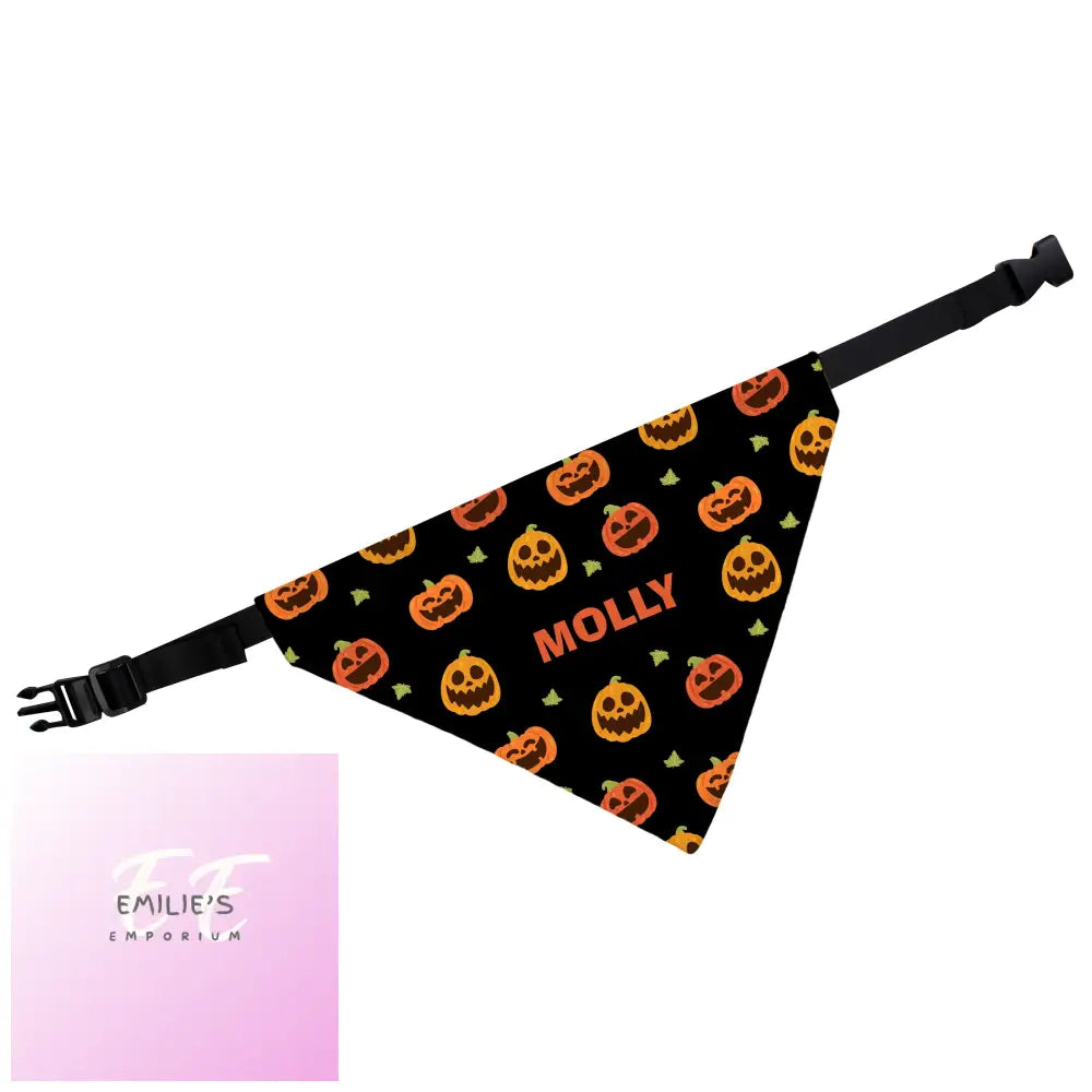 Personalised Pumpkin Patch Dog Bandana