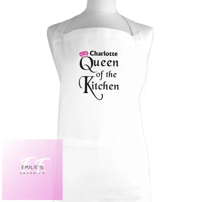 Personalised Queen Of The Kitchen Apron