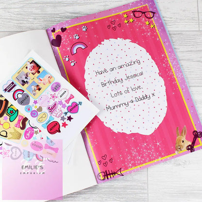 Personalised Rachael Hale Adorable Animals Activity Book With Stickers