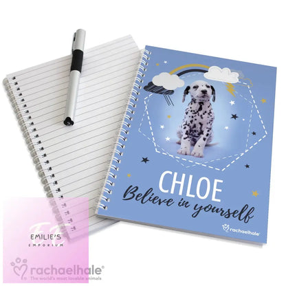 Personalised Rachael Hale Dalmatian A5 Notebook