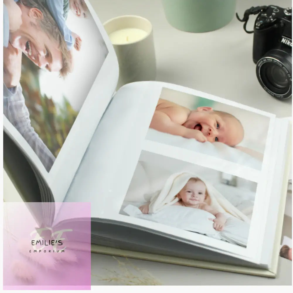 Personalised Religious Cross Square Photo Album