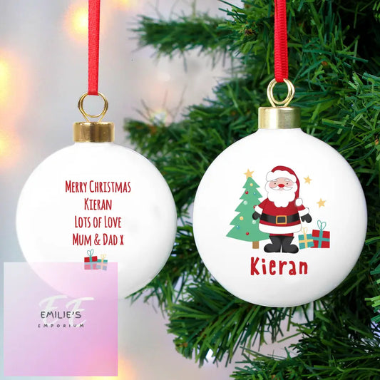 Personalised Santa Bauble