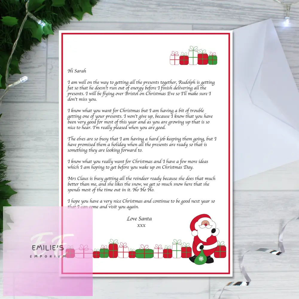 Personalised Santa Letter