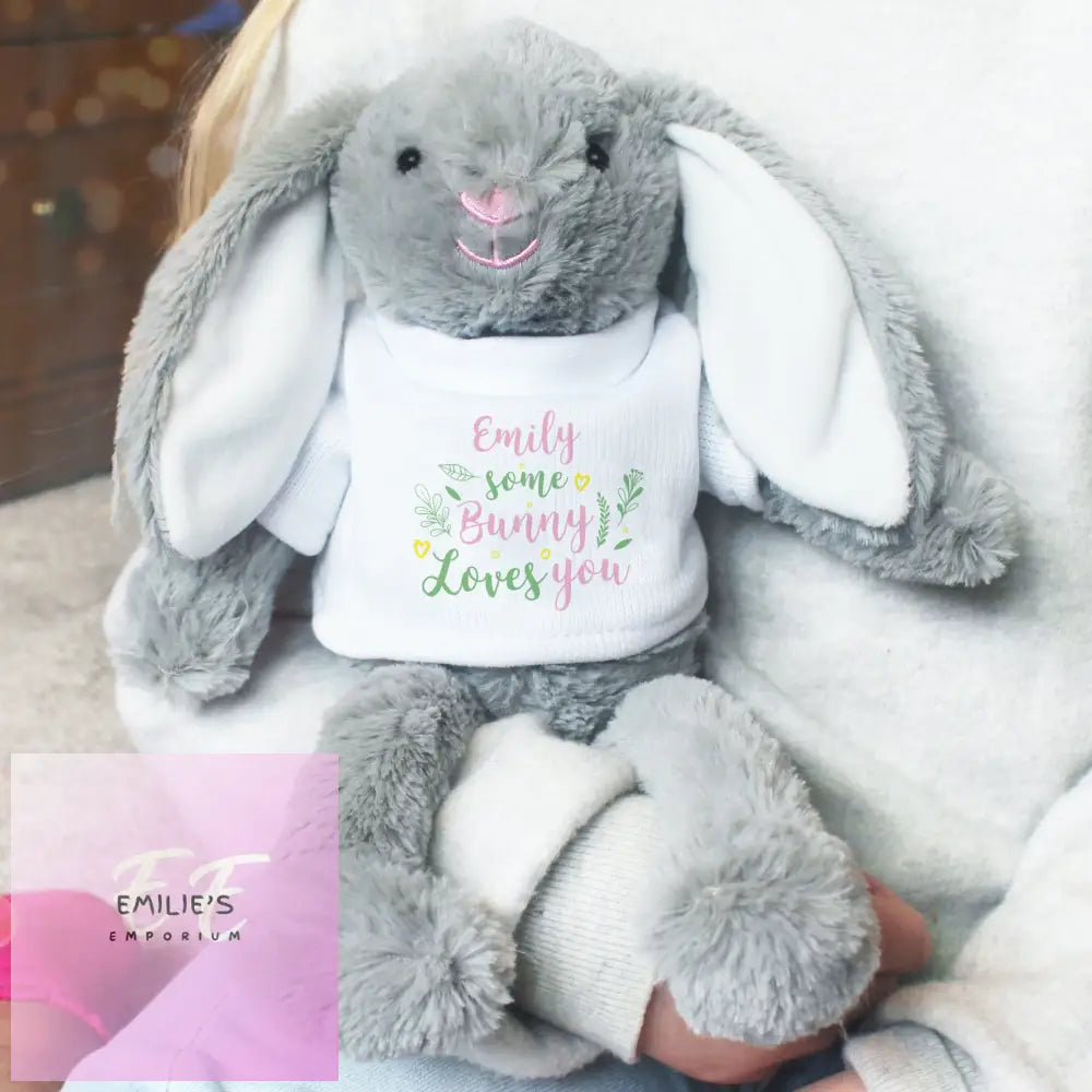 Personalised Some Bunny Loves You Rabbit