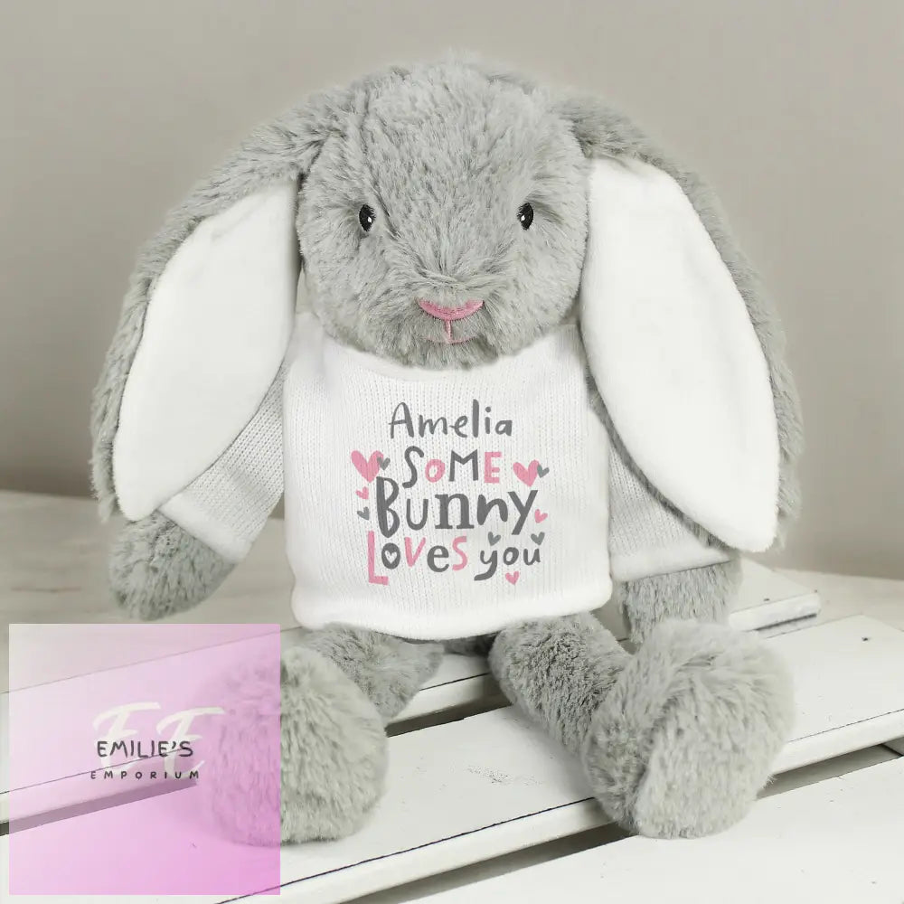 Personalised Some Bunny Loves You Rabbit