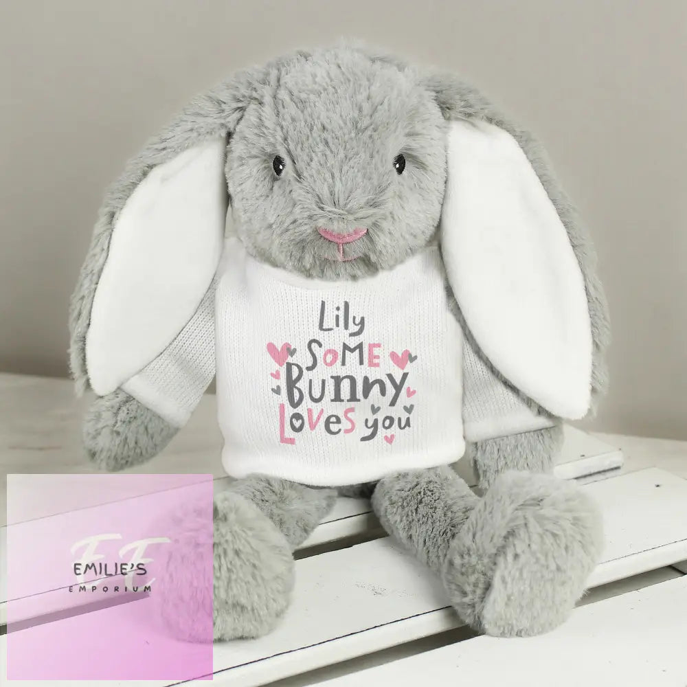 Personalised Some Bunny Loves You Rabbit