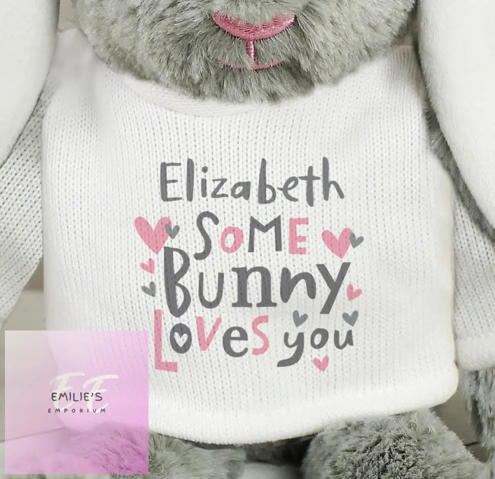 Personalised Some Bunny Loves You Rabbit