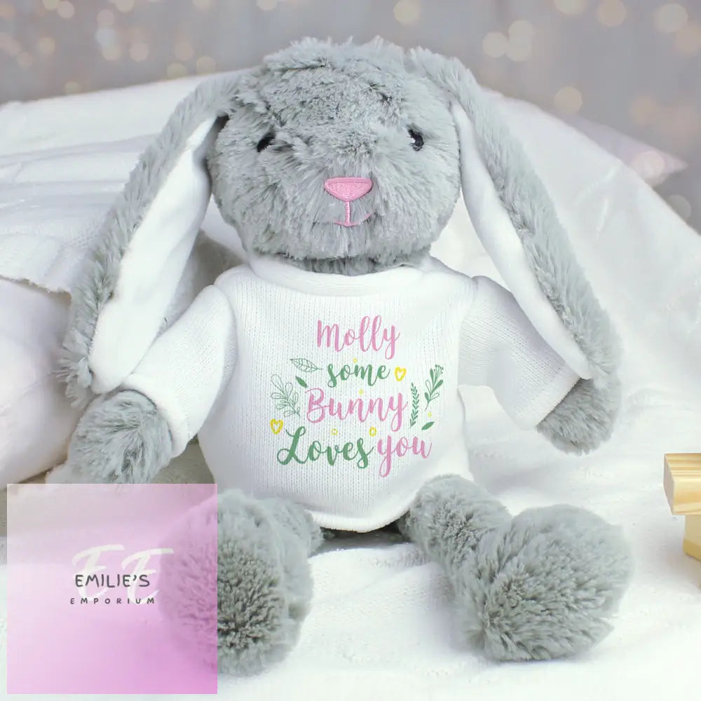 Personalised Some Bunny Loves You Rabbit