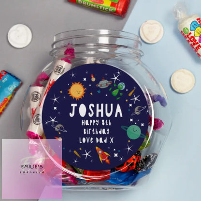 Personalised Space Sweet Jar