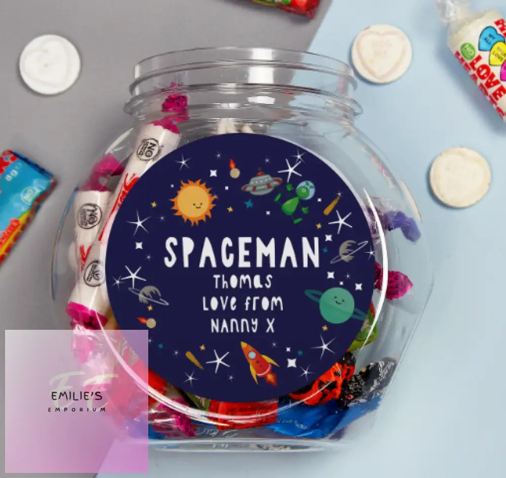 Personalised Space Sweet Jar