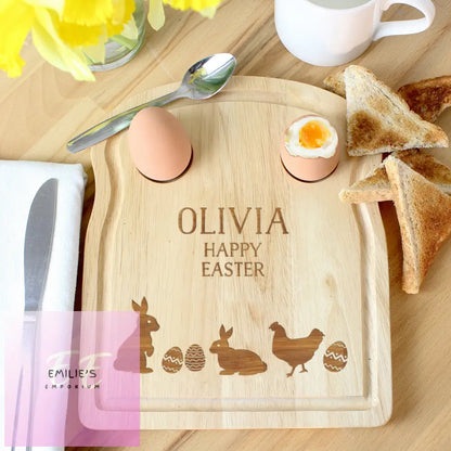 Personalised Spring Egg & Toast Board