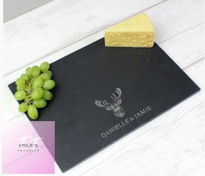 Personalised Stag Slate Placemat