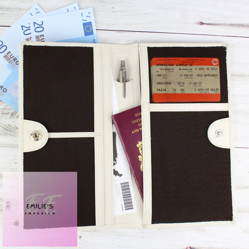 Personalised Stamp Travel Document Holder