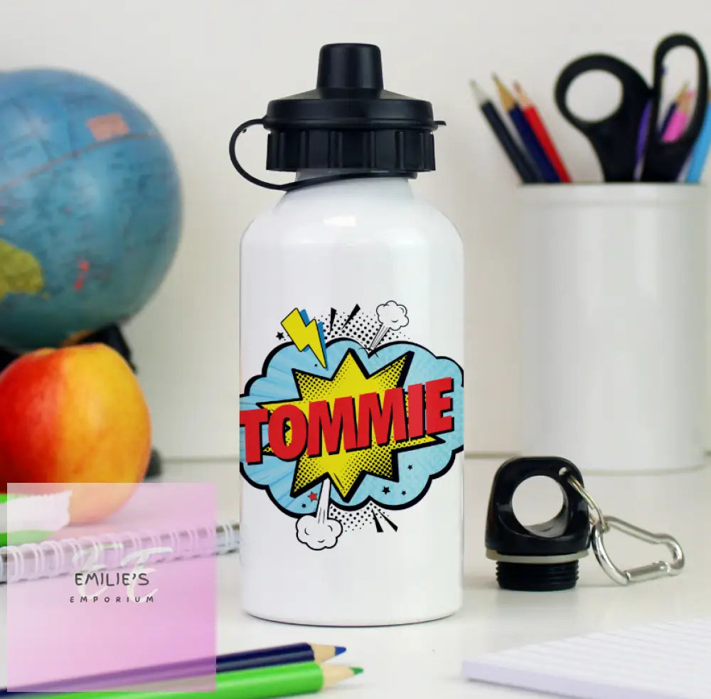 Personalised Superhero Drinks Bottle