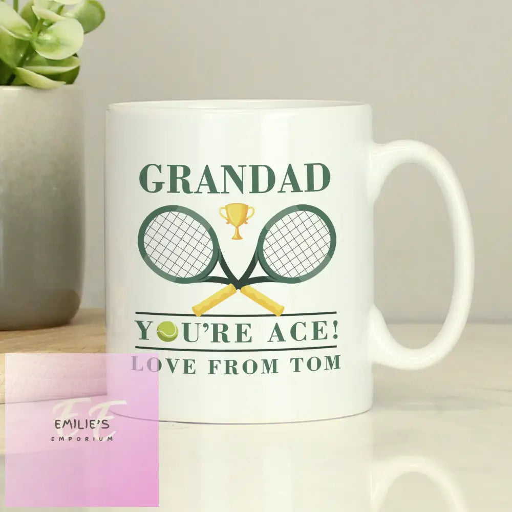 Personalised Tennis Mug Mugs