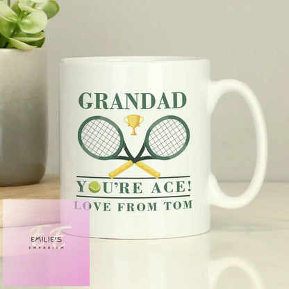 Personalised Tennis Mug Mugs