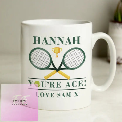 Personalised Tennis Mug Mugs