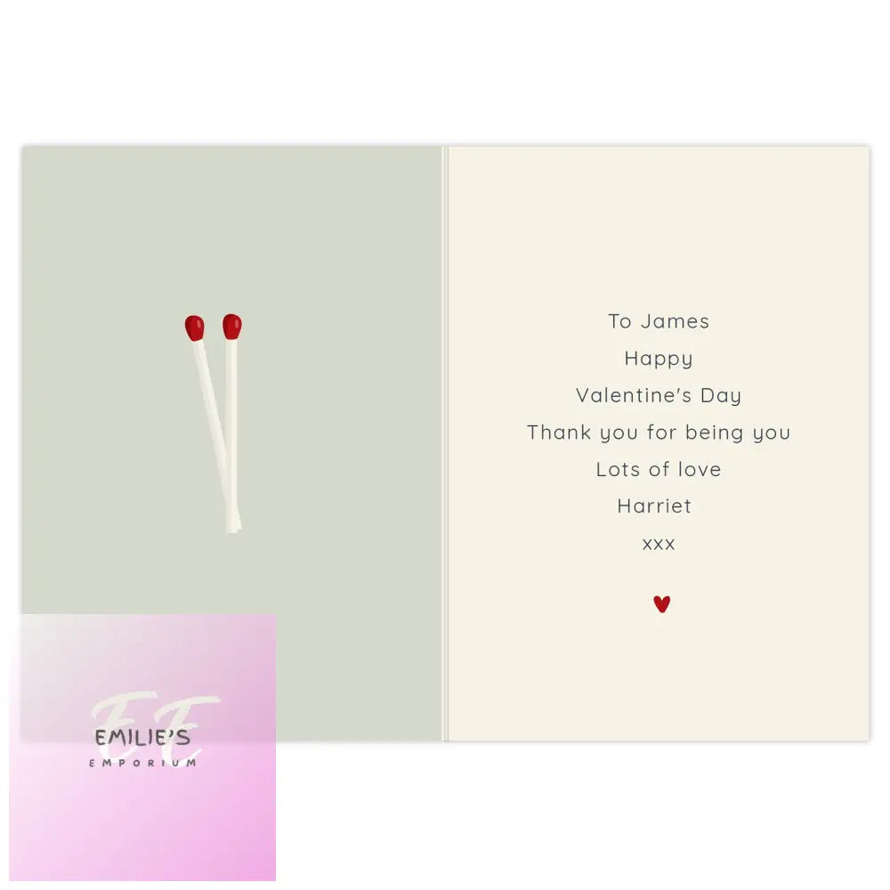 Personalised The Perfect Match Card