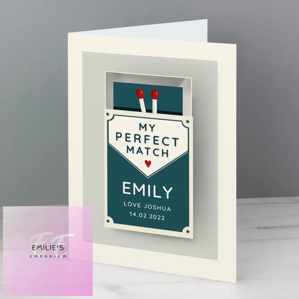 Personalised The Perfect Match Card