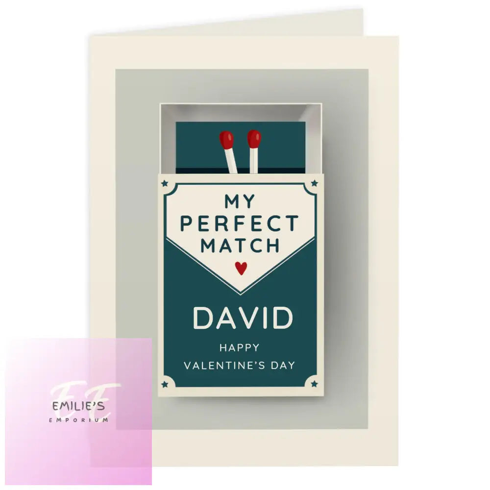 Personalised The Perfect Match Card