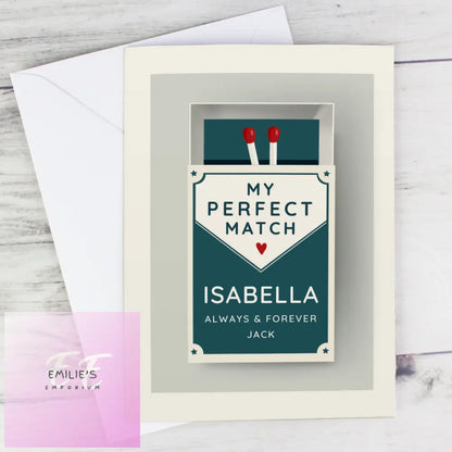 Personalised The Perfect Match Card