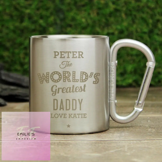 Personalised The Worlds Greatest Stainless Steel Mug