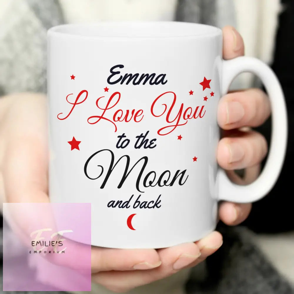 Personalised To The Moon & Back Mug