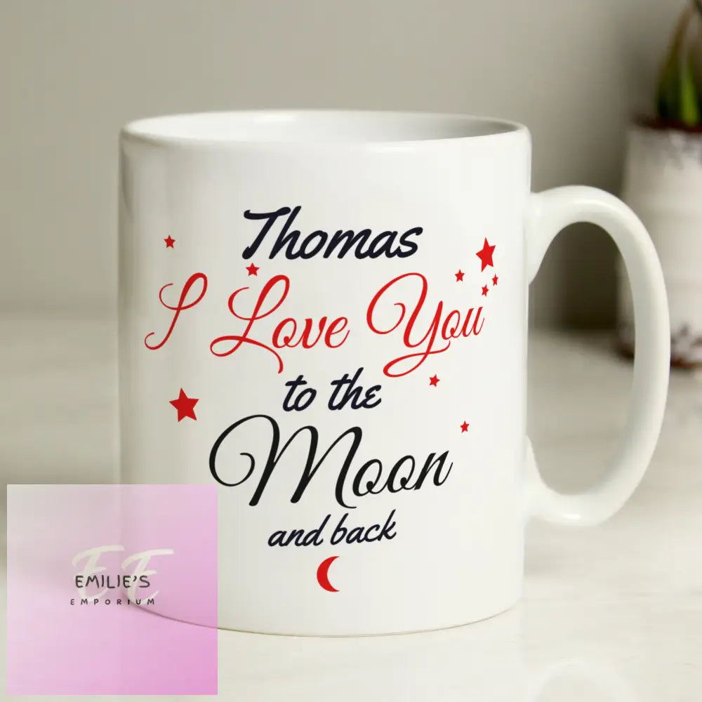 Personalised To The Moon & Back Mug