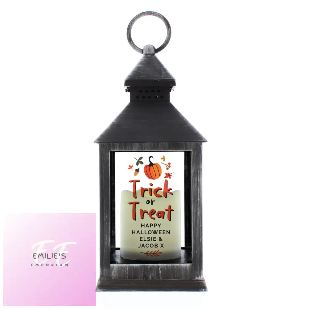 Personalised Trick Or Treat Lantern