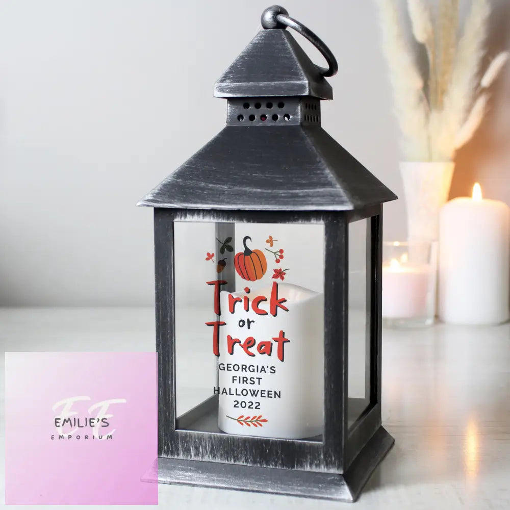 Personalised Trick Or Treat Lantern