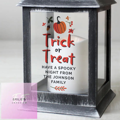 Personalised Trick Or Treat Lantern