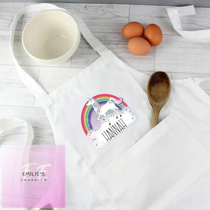 Personalised Unicorn Childrens Apron