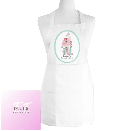 Personalised Vintage Pastel Cupcake Childrens Apron