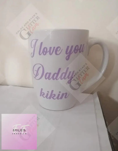 Personalised Vinyl Mugs - Filled