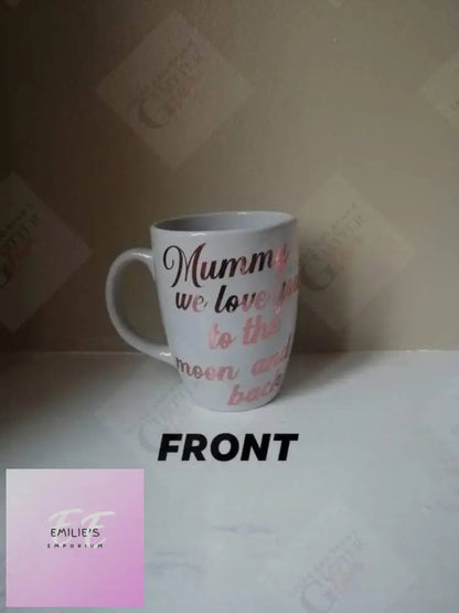 Personalised Vinyl Mugs - Filled