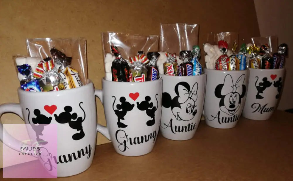 Personalised Vinyl Mugs - Filled