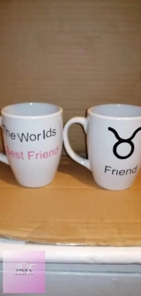 Personalised Vinyl Mugs - Filled