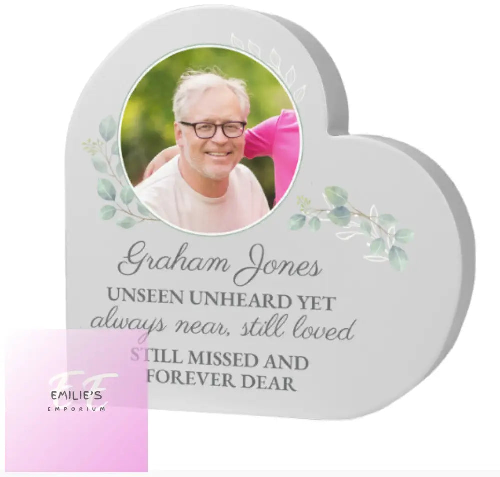 Personalised Wedding Memory Table Heart Ornament