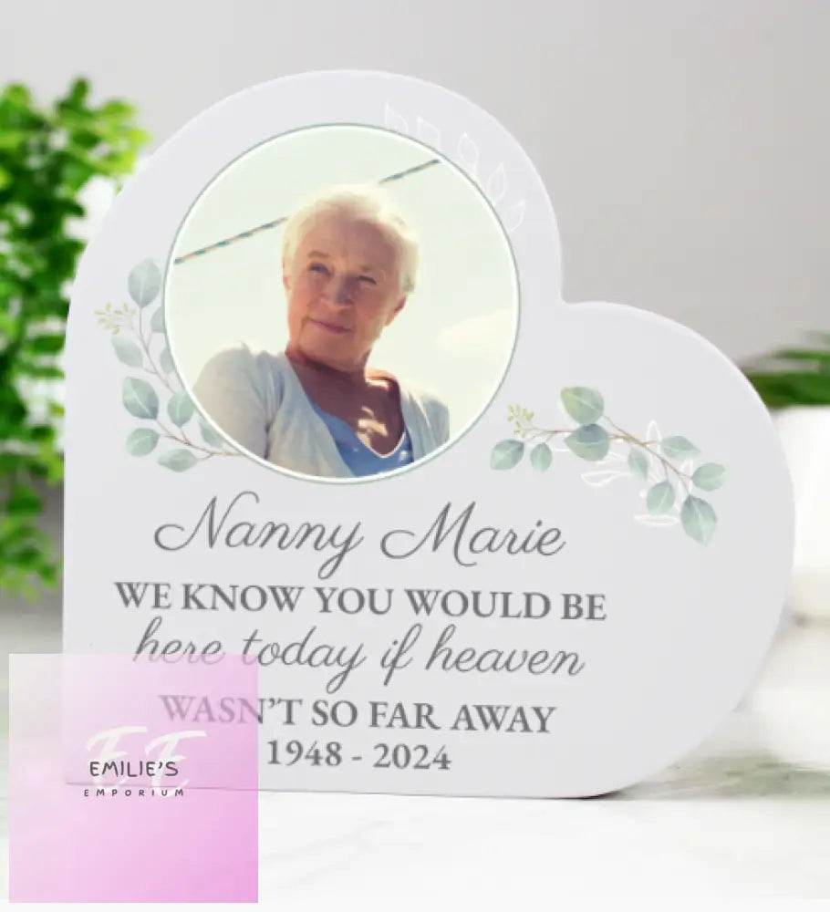 Personalised Wedding Memory Table Heart Ornament