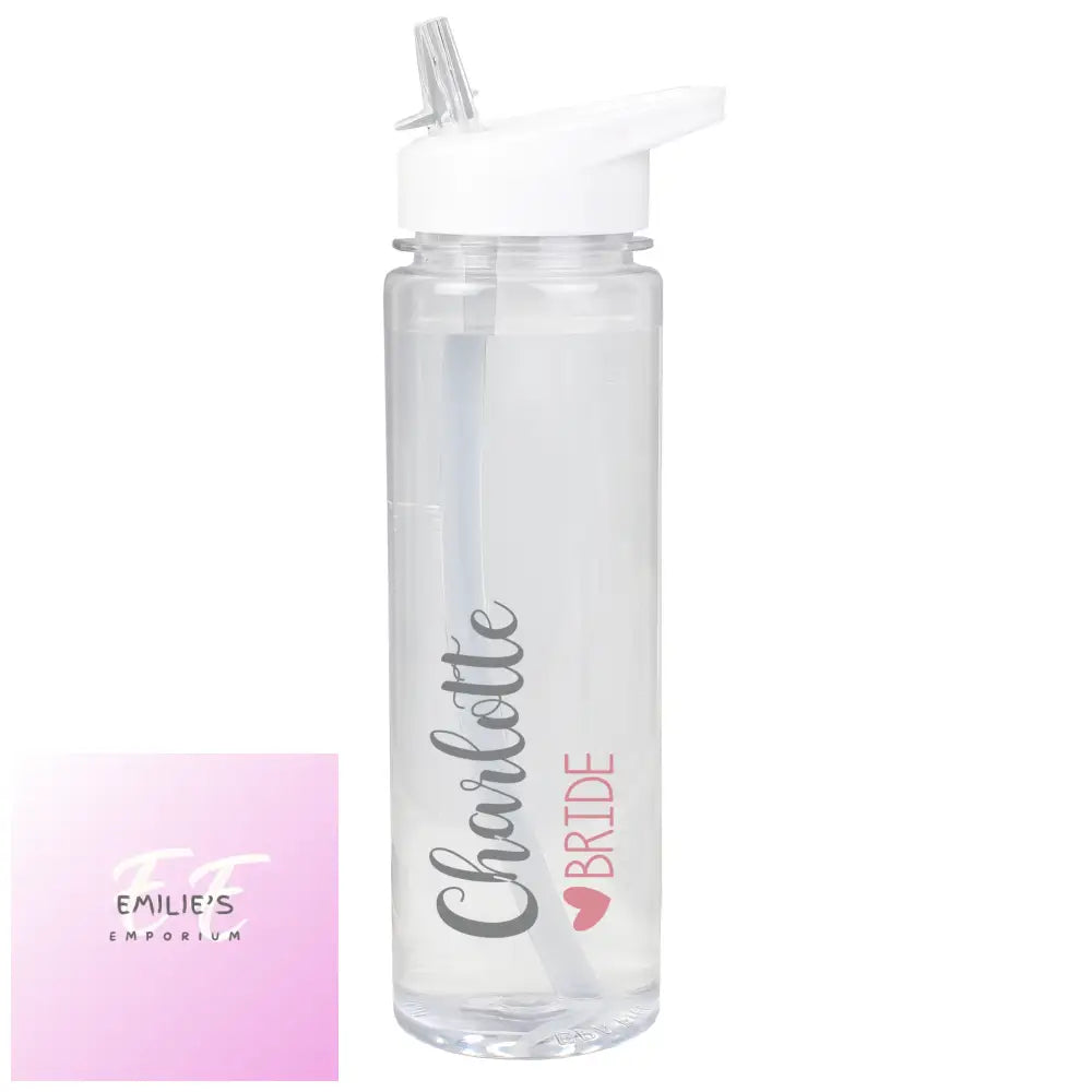 Personalised Wedding Party Water Bottle
